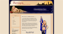 Desktop Screenshot of bauchtaenzerin-soraya.de