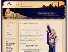 Tablet Screenshot of bauchtaenzerin-soraya.de